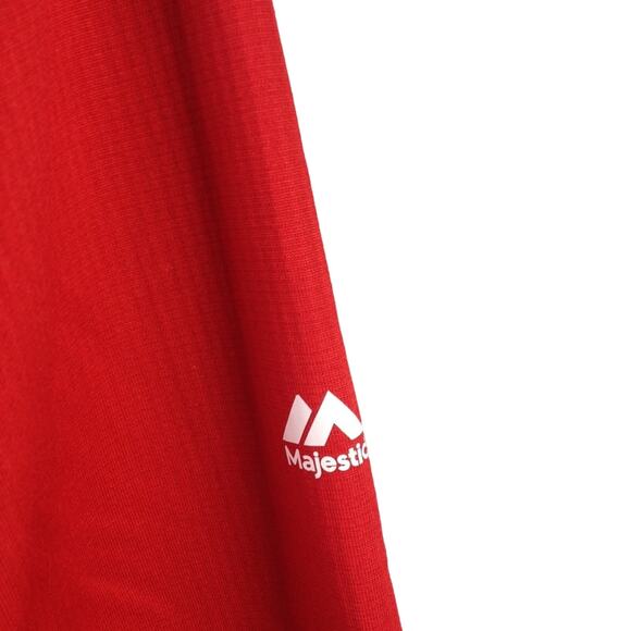 Majestic ST LOUIS CARDINALS Red Jersey 7 Long Sleeve Crewneck Shirt - Picture 6 of 8